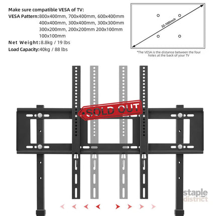 TV Stand Base Mount Bracket Swivel for 32-100 LED LCD - Appliances > TV > TVs & Accessories