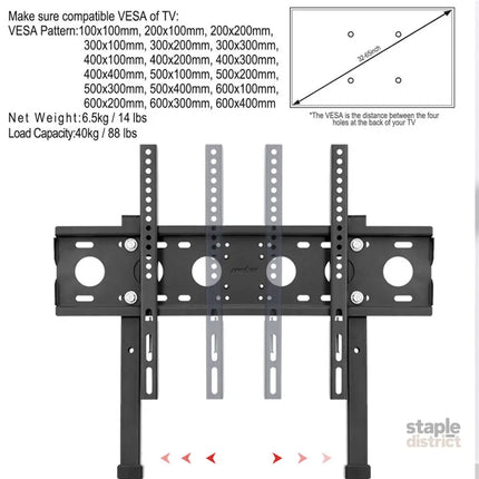 TV Stand Base Mount Bracket Swivel for 32-65 LED LCD Screen - Appliances > TV > TVs & Accessories