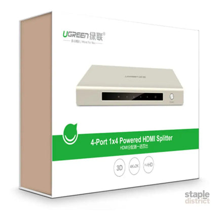 UGREEN HDMI 1 x 4 Amplifier Splitter Zinc Alloy (40277) - Appliances > TV > TVs & Accessories