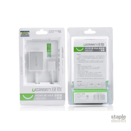 UGREEN HDMI to VGA & 3.5MM Audio / Mirco USB converter (40212) - Appliances > TV > TVs & Accessories