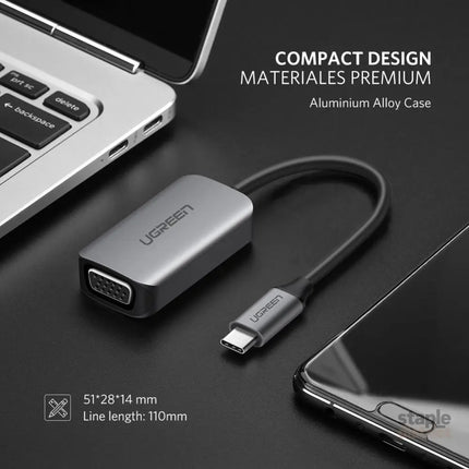 UGreen USB Type C to VGA Converter 50316 - Appliances > TV > TVs & Accessories