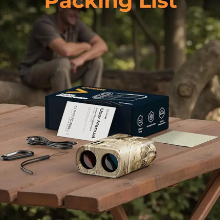 Ultra Long Range & Fast Accuracy: CIGMAN upgraded range finder measures from 5 to 3280 yards with an accuracy of ±1