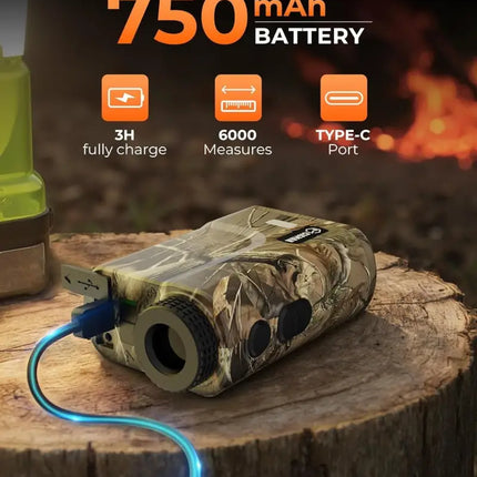 Ultra Long Range & Fast Accuracy: CIGMAN upgraded range finder measures from 5 to 3280 yards with an accuracy of ±1