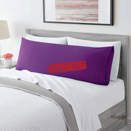 Ultra Soft Microfiber Body Pillow Cover/Pillowcases with Envelope-style pocket (50cm x 150cm Body Pillow Cover,purple)