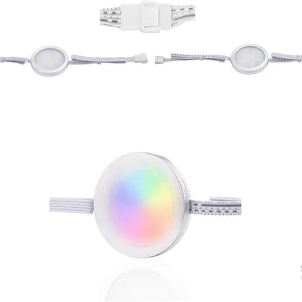 Under Counter LED Light Kit RGBW Under Cabinet Lighting 10 Packs Colored Cabinet Lights with Wireless 40-Key IR
