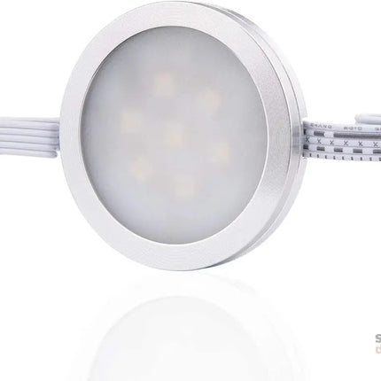 Under Counter LED Light Kit RGBWW Under Cabinet Lighting 10 Packs Colored Cabinet Lights with Wireless 40-Key IR
