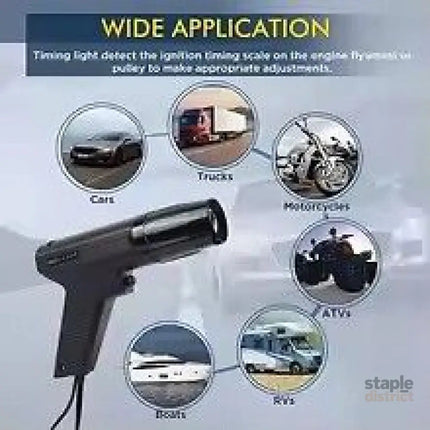 Universal 12V Ignition Timing Light Strobe Lamp 1.36m Cable - Auto Accessories > Auto Accessories Others > Automotive