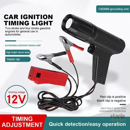 Universal 12V Ignition Timing Light Strobe Lamp 1.36m Cable - Auto Accessories > Auto Accessories Others > Automotive