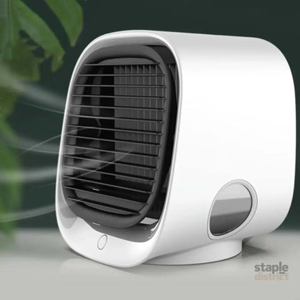 USB Mini Air Purifier - Portable Desktop Air Conditioner Cooling Fan With Water - Appliances > Aroma Diffusers &