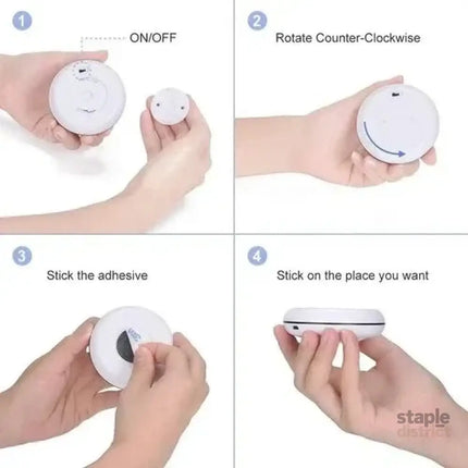 USB Rechangeable RGBW LED Cabinet Light Puck Lights 16Colors Timmer Remote Control 6 Pack - Home & Garden > Lighting >