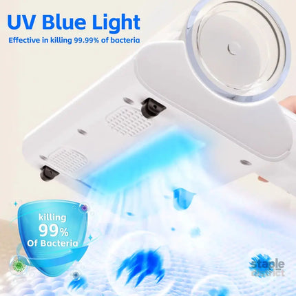 UV‑C Cordless Dust Mite Vacuum Handheld Sanitizing Cleaner with 1200 mAh Battery - Appliances > Vacuum Cleaners > Stick