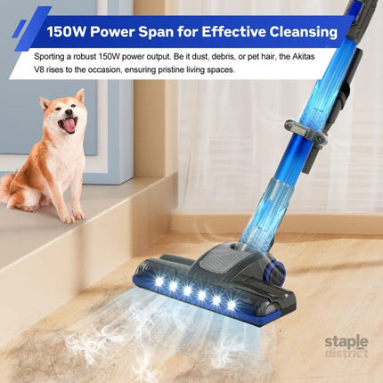 V8 150W Handheld Stick Vacuum Cleaner 40 Min Runtime LED - Appliances > Vacuum Cleaners > Stick Vacuums