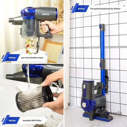 V8 150W Handheld Stick Vacuum Cleaner 40 Min Runtime LED - Appliances > Vacuum Cleaners > Stick Vacuums