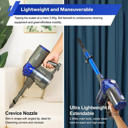 V8 150W Handheld Stick Vacuum Cleaner 40 Min Runtime LED - Appliances > Vacuum Cleaners > Stick Vacuums