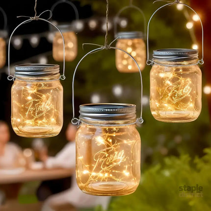 Vin Beauty Stainless Steel Mason Jar Hangers 16 Pack Wire Hangers for Mason Jars Mason Jar Lid Handles Kitchen