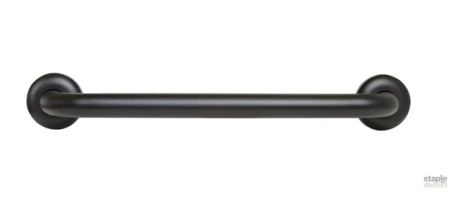 Wall Mount safety Grab Rail - Black - Furniture > Bathroom > Toilets