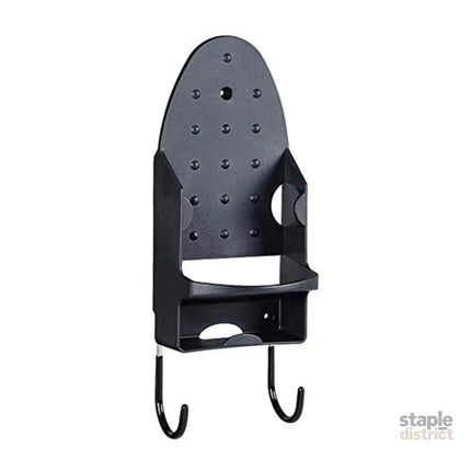 Wall Mounted Iron and Board Holder - Black - Appliances > Washers Dryers & Irons > Irons & Ironing Systems