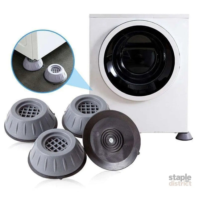Washing Machine Vibration Dampers Grey 4-Pack Compatible with Bosch Samsung LG - Appliances > Washers Dryers & Irons >