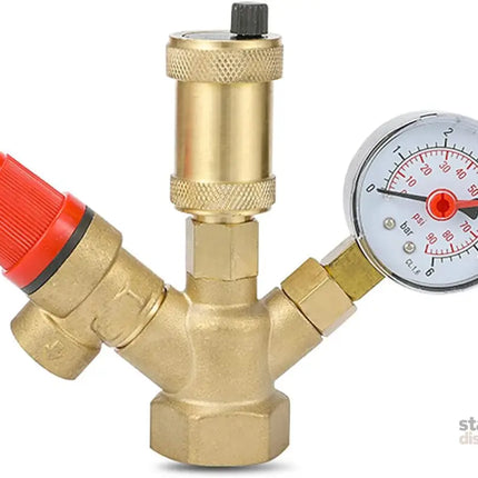 Water pressure regulator DN25 Pressure regulator Brass boiler valve set - Commercial > Commercial Others > Distilling &