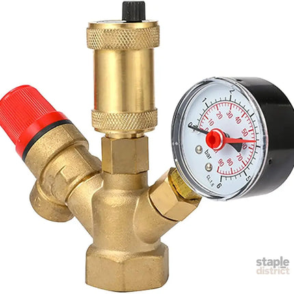 Water pressure regulator DN25 Pressure regulator Brass boiler valve set - Commercial > Commercial Others > Distilling &