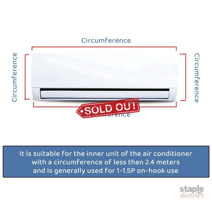Waterproof Air Conditioner Cleaning Cover for Wall Mounted Units 1 to 1.5P - Appliances > Air Conditioners > Air