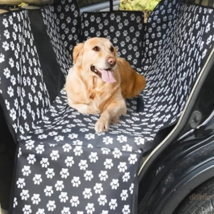 Waterproof Pet Car Seat Cover Hammock Black With Mesh Window - Auto Accessories > Auto Accessories Others > Automotive