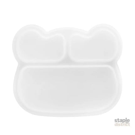 We Might Be Tiny Bear Stickie Plate- Blue Dusk Lid-2006733466208702464