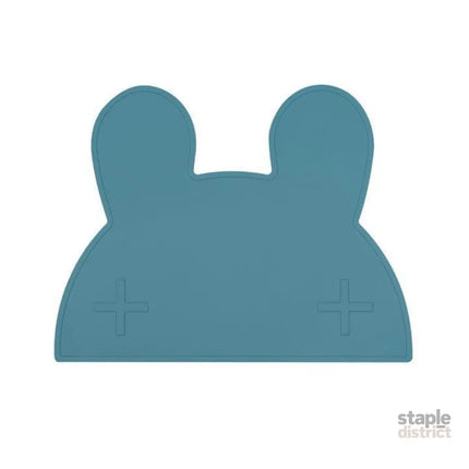 We Might Be Tiny Bunny Placie? Silicone Placemat Charcoal-2006733467211141120