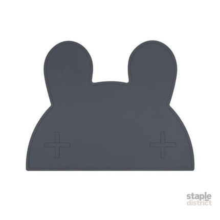 We Might Be Tiny Bunny Placie? Silicone Placemat Charcoal-2006733467211141121