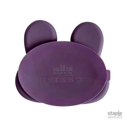 We Might Be Tiny Bunny Stickie Plate Plum-2006733438308192259