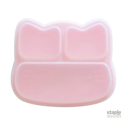 We Might Be Tiny Cat Stickie Plate - Charcoal Plate-2006733466380668934