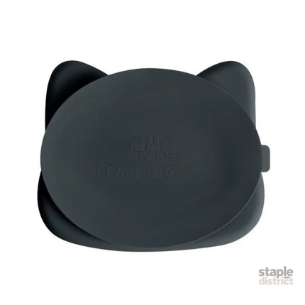 We Might Be Tiny Cat Stickie Plate - Charcoal Lid-2006733466544246786