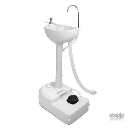 Weisshorn Camping Basin Portable Hand Wash Sink Stand 19L Capacity - Home & Garden > DIY > Kitchen & Bathroom DIY