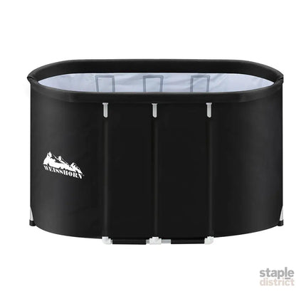 Weisshorn Portable Ice Bath Tub 120x70X70CM Inflatable Cold Water Folding Bathtub Spa Massage - Furniture > Bathroom >