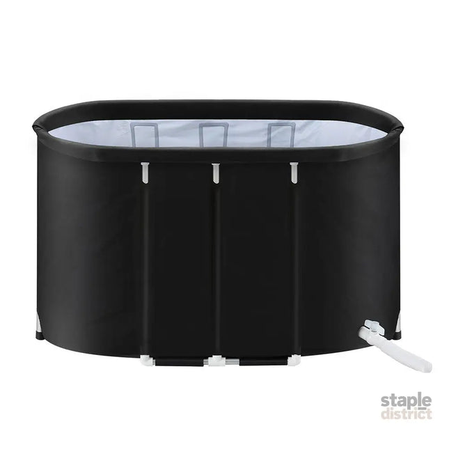 Weisshorn Portable Ice Bath Tub 120x70X70CM Inflatable Cold Water Folding Bathtub Spa Massage - Furniture > Bathroom >