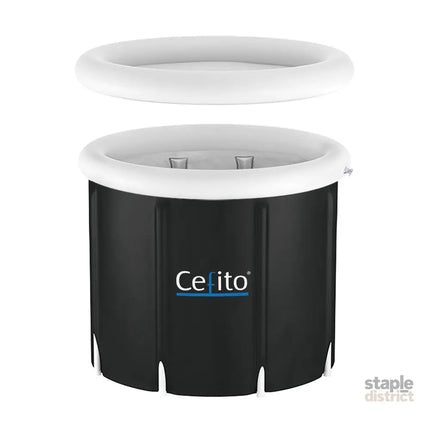 Weisshorn Portable Ice Bath Tub 70X80CM Inflatable Folding Bathtub Spa Massage - Furniture > Bathroom > Bathtubs