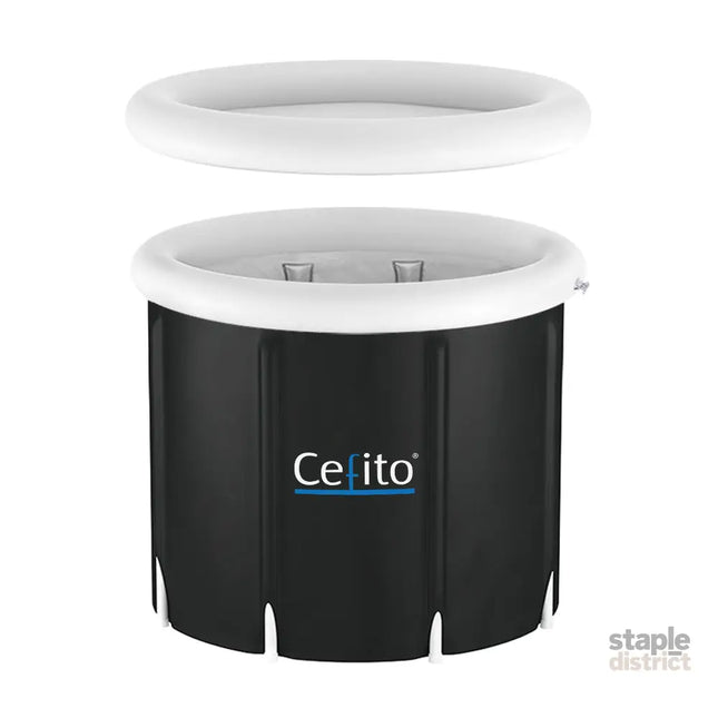 Weisshorn Portable Ice Bath Tub 70X80CM Inflatable Folding Bathtub Spa Massage - Furniture > Bathroom > Bathtubs