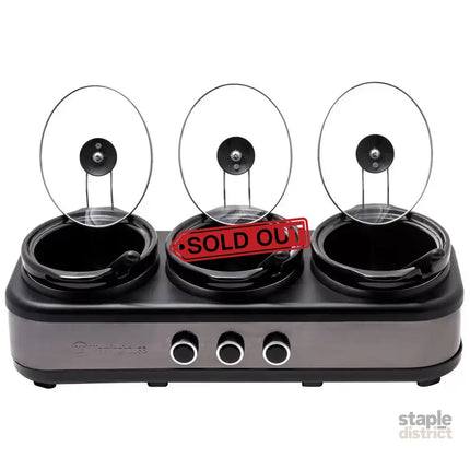 Westinghouse Slow Cooker Ceramic Pots 3 x 2.5L - Appliances > Kitchen Appliances > Rice Cookers & Steamers