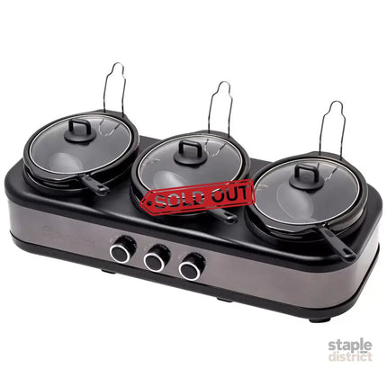 Westinghouse Slow Cooker Ceramic Pots 3 x 2.5L - Appliances > Kitchen Appliances > Rice Cookers & Steamers