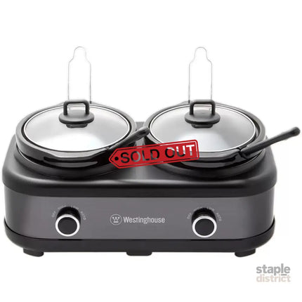 Westinghouse Slow Cooker With Auto Function 2 x 2.5L - Appliances > Kitchen Appliances > Rice Cookers & Steamers