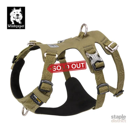 Whinhyepet Dog Harness - Green, M-1962324895694196736