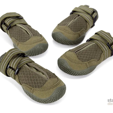 Whinhyepet Outdoor Adventure Dog Shoes - Green, Size 5-1962324869597237253