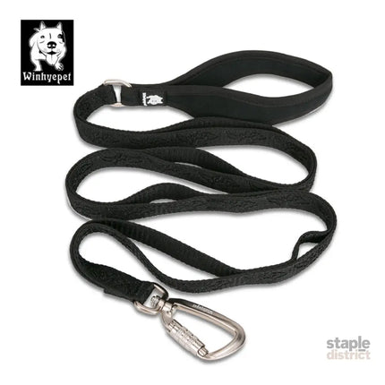 Whinyepet Dog Leash 2cm width and 1.4 m length - Black M-1962324906330951680