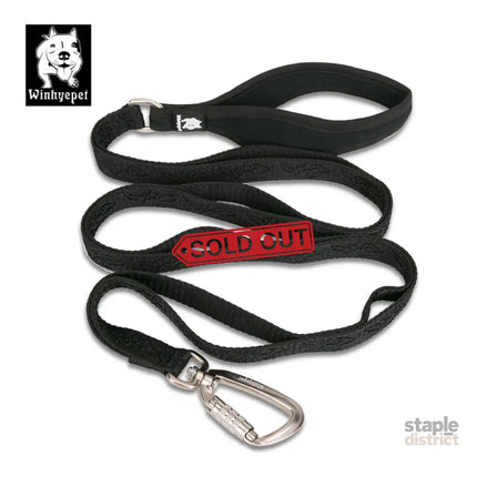 Whinyepet Dog Leash 2cm width and 1.4 m length - Black M-1962324906330951680