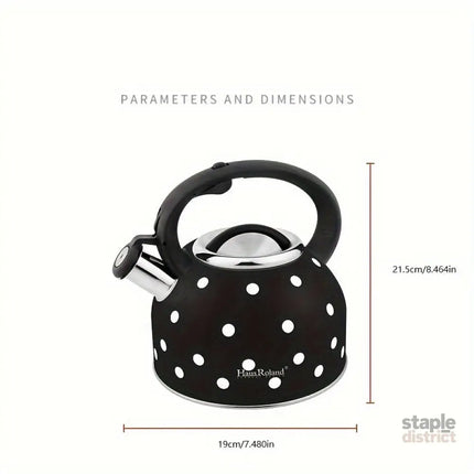 Whistling Tea Kettle Stainless Steel Stovetop (2.5L) - Appliances > Kitchen Appliances > Kettles