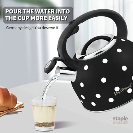 Whistling Tea Kettle Stainless Steel Stovetop (2.5L) - Appliances > Kitchen Appliances > Kettles
