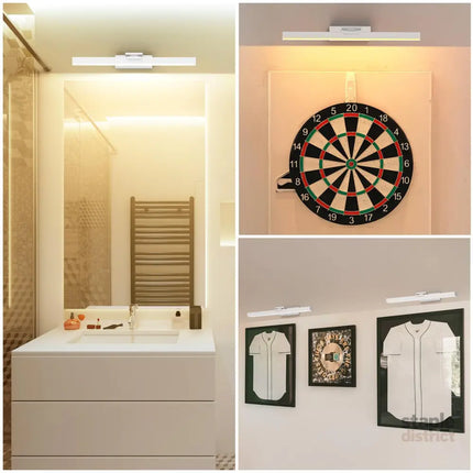 Picture Light Battery Operated 16in Wireless Art Light for Paintings CCT Dimmable Recharging Battery Picture Light with