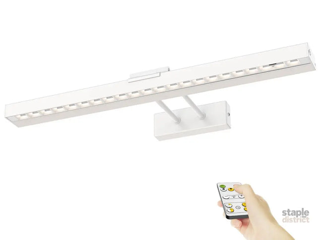 Picture Light Battery Operated 16in Wireless Art Light for Paintings CCT Dimmable Recharging Battery Picture Light with