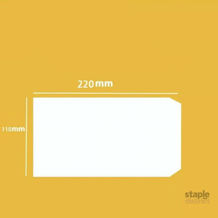 White Business Envelopes 8 Sizes Opaque Mailer with Pre-Printed Postcode - 8N:250*160MM - Commercial > Commercial