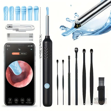 Wireless Ear Camera Cleaner Kit for Safe Ear Care - Health & Beauty > Health & Wellbeing > Wellness Accessories